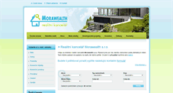 Desktop Screenshot of morawealth.cz